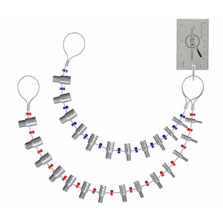 Thread Detective Thread Detective Thread Identifier / Thread Checker 20-1/2 in. L X 2 in. W Thread Gauge TH-COM-------HC